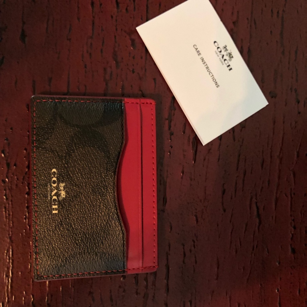 Brand new Coach slim id and card wallet